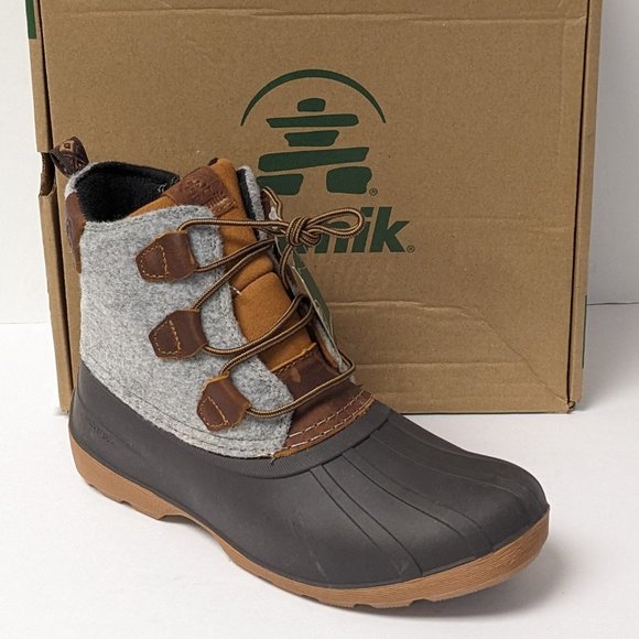 Kamik Shoes Kamik Simona Mid Waterproof Ankle Boots Grey Womens 8 M